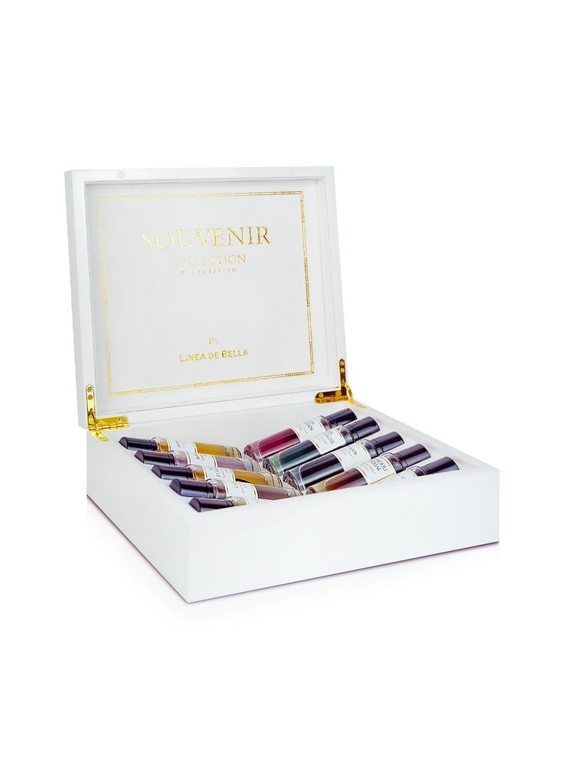 Linea De Bella Souvenir Collection Perfume Gift Set EDP 10 x 30ML | Luxury Long Lasting Perfume for Men & Women - Image 4